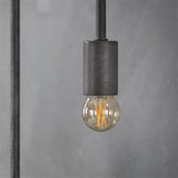 Light source LED filament Sphere Ø4.5 DH Interior Amber color glass LxWxH 8x5x5 Amber color glass Atmospheric photo diagonal front view