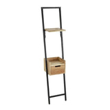 Bedside table Vanessa DH Interior Acacia LxWxH 140x30x25 Acacia wood White photo front view