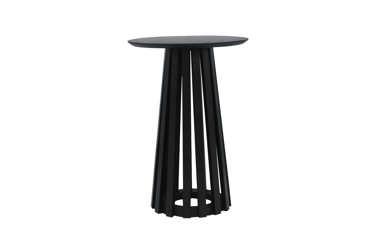 Coffee table Rory Black Dimehouse Black LxWxH 62x45x45 Acacia wood White photo front view