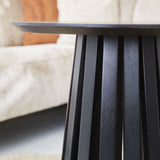 Coffee table Rory Black Dimehouse Black LxWxH 55x55x55 Acacia wood Atmospheric photo detail
