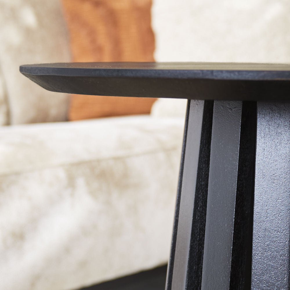 Coffee table Rory Black Dimehouse Black LxWxH 55x55x55 Acacia wood Atmospheric photo detail