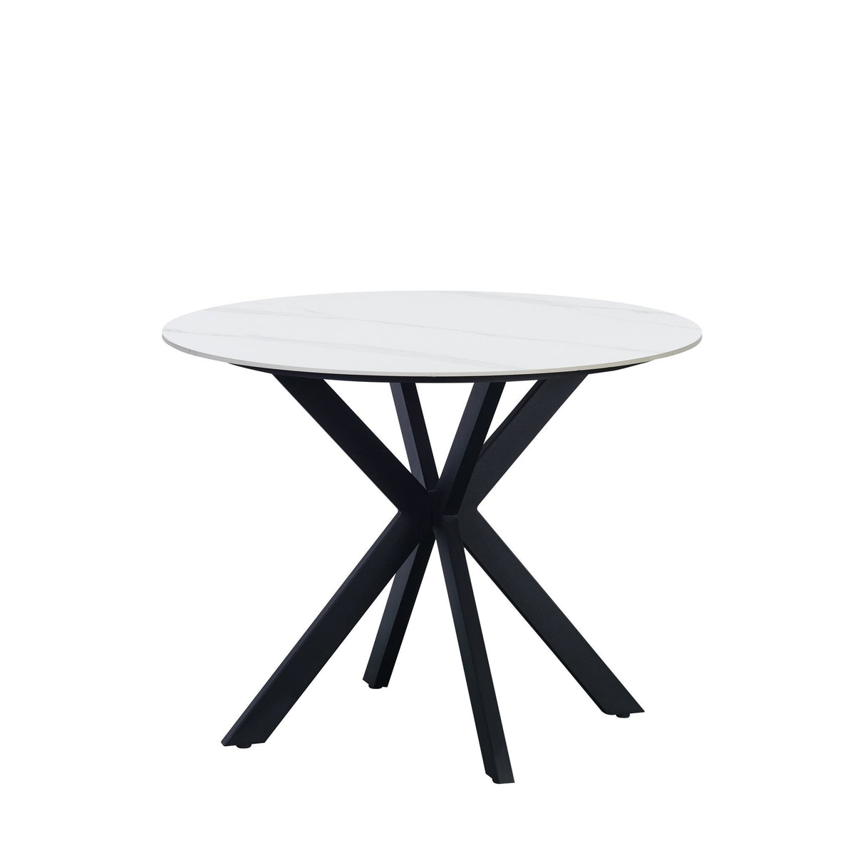 Dining table Yuna White Dimehouse White LxWxH 111x111x11 Sintered stone White photo front view