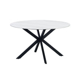 Dining table Yuna White Dimehouse White LxWxH 114x77x9 Sintered stone White photo front view