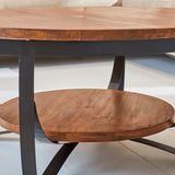 Coffee table Oxis Wood Dimehouse Brown LxWxH 92x92x43 Mango wood Atmospheric photo detail
