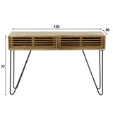 Dressing table Hans DH Interior Mango LxWxH 126x27x26 Mango wood White photo size indication