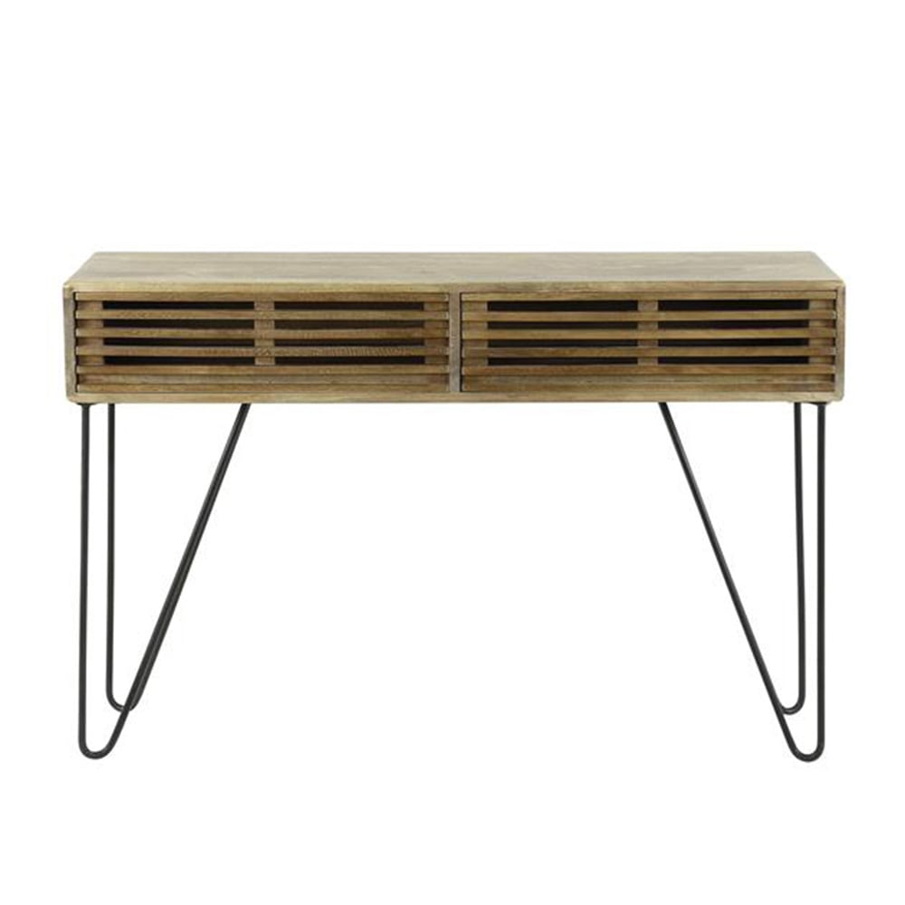Dressing table Hans DH Interior Mango LxWxH 126x27x26 Mango wood White photo front view