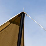 Awning Tarp cotton beige 420x420x240 cm Dimehouse Beige LxWxH 66x16x14 Cotton Atmosphere photo different