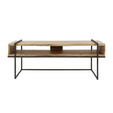 TV Meubel Jojo DH Interior Acacia Acaciahout Witfoto schuin vooraanzicht